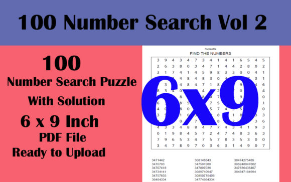 100 Number Search 6x9 Puzzle KDP VOL 2: A Comprehensive Guide