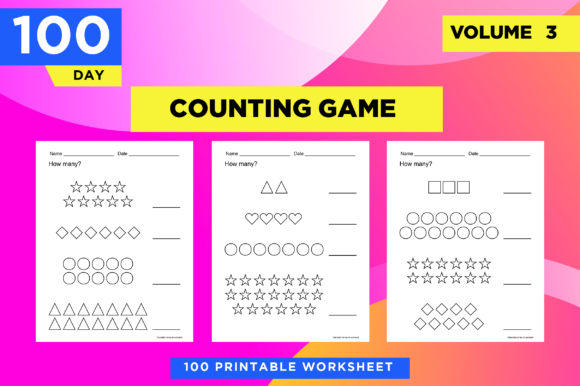 Counting Worksheets for Creative Learning