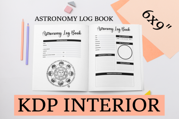 Discover the Versatility of the Astronomy Log Book KDP Interior