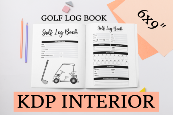 Enhance Your Golf Game with the Ultimate Golf Log Book KDP Interior