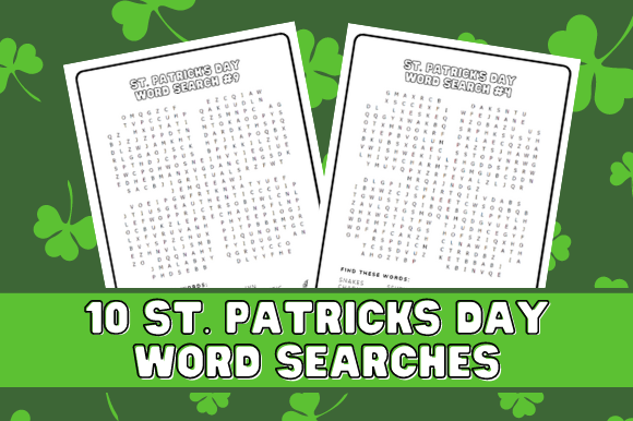 Explore 10 Clover St. Patrick Word Searches: A Creative and Engaging Puzzle Collection
