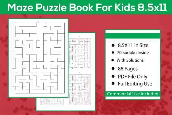 Explore Fun with Maze Puzzle Book for Kids
