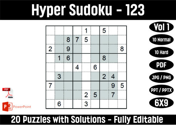 Exploring Hyper Sudoku - 123 Vol 1: A Fresh Twist on a Classic Puzzle