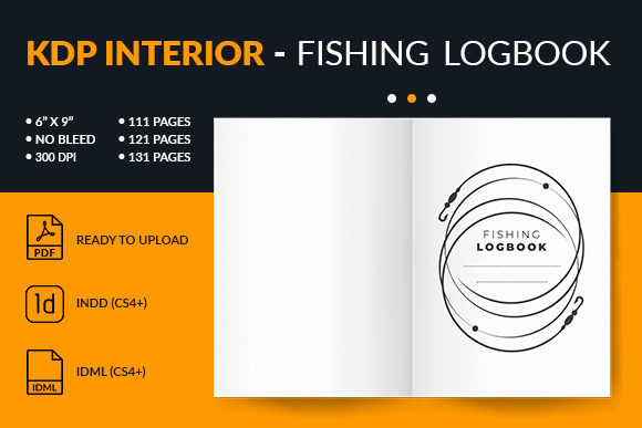 Fishing LogBook Interior for Amazon KDP