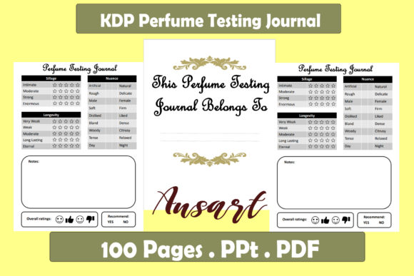 KDP Perfume Testing Journal: A Strategic Tool for Perfumers and Entrepreneurs