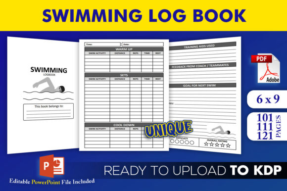Maximizing Your Swimming Progress with the Swimming Logbook KDP Interior Template