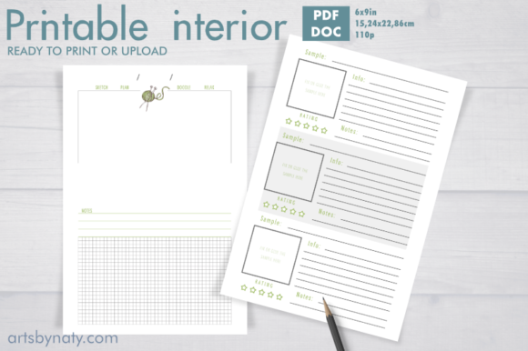 Stay Organized and Inspired with the Knitting Plan and Samples Keeper Journal