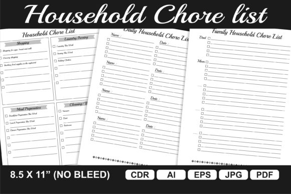 Streamlining Your Home with the KDP Interior Household Chore List