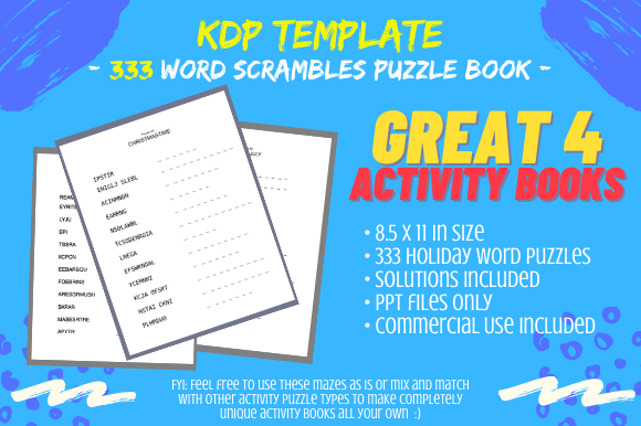 Unlock Creativity and Engagement with 333 Word Scramble Puzzles Activity Book