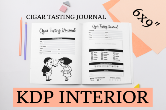 Unlock the Full Potential of Your Cigar Tasting Experience with a Cigar Tasting Journal KDP Interior