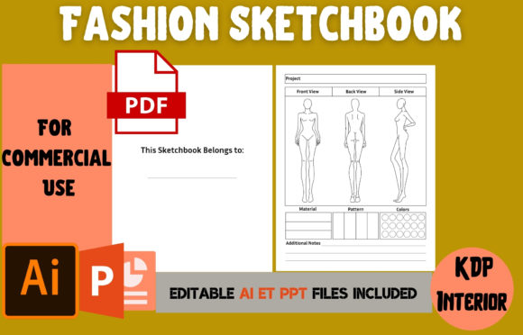Unlock Your Creativity with the Fashion Sketchbook KDP Interior