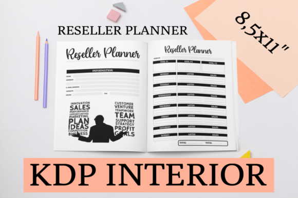 Unlocking the Potential of Reseller Planner KDP Interior for Your Low or No Content Business